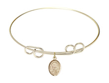 Load image into Gallery viewer, St. Bernard of Montjoux Custom Bangle - Gold Filled
