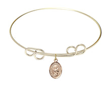 Load image into Gallery viewer, St. Joseph of Arimathea Custom Bangle - Gold Filled
