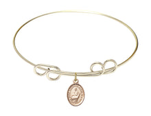 Load image into Gallery viewer, St. Catherine of Sweden Custom Bangle - Gold Filled
