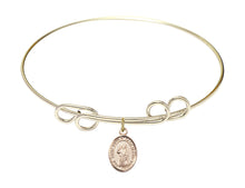 Load image into Gallery viewer, St. John of Capistrano Custom Bangle - Gold Filled
