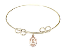 Load image into Gallery viewer, Blessed Miguel Pro Custom Bangle - Gold Filled
