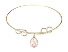 Load image into Gallery viewer, Blessed Emilee Doultremont Custom Bangle - Gold Filled
