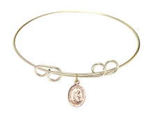 Load image into Gallery viewer, Blessed Herman the Cripple Custom Bangle - Gold Filled
