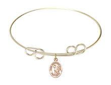 Load image into Gallery viewer, St. Margaret Mary Alacoque Custom Bangle - Gold Filled

