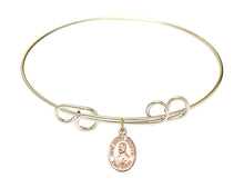 Load image into Gallery viewer, St. Andre Bessette Custom Bangle - Gold Filled
