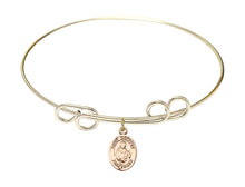 Load image into Gallery viewer, St Norbert of Xanten Custom Bangle - Gold Filled
