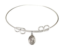 Load image into Gallery viewer, St. Charles Borromeo Custom Bangle - Silver
