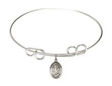 Load image into Gallery viewer, St. Dominic de Guzman Custom Bangle - Silver
