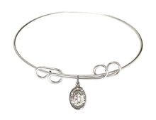 Load image into Gallery viewer, St. John the Baptist Custom Bangle - Silver

