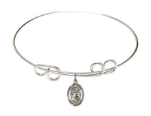 Load image into Gallery viewer, St. John the Apostle Custom Bangle - Silver
