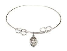 Load image into Gallery viewer, St. Joseph Custom Bangle - Silver
