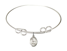 Load image into Gallery viewer, St. Joshua Custom Bangle - Silver
