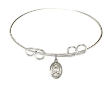 Load image into Gallery viewer, St. Kateri Tekakwitha Custom Bangle - Silver
