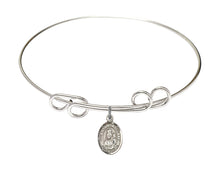 Load image into Gallery viewer, Our Lady of Loretto Custom Bangle - Silver
