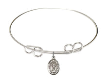 Load image into Gallery viewer, Our Lady of All Nations Custom Bangle - Silver
