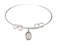 Load image into Gallery viewer, Blessed Trinity Custom Bangle - Silver
