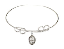 Load image into Gallery viewer, Blessed Pier Giorgio Frassati Custom Bangle - Silver
