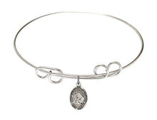 Load image into Gallery viewer, St. Margaret of Cortona Custom Bangle - Silver

