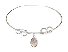 Load image into Gallery viewer, Our Lady of Grapes Custom Bangle - Silver
