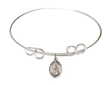 Load image into Gallery viewer, St. Anne Custom Bangle - Silver
