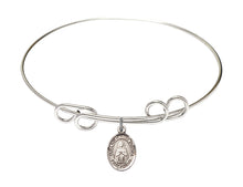 Load image into Gallery viewer, Our Lady of Rosa Mystica Custom Bangle - Silver
