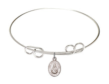 Load image into Gallery viewer, St. Jadwiga of Poland Custom Bangle - Silver
