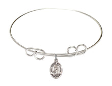 Load image into Gallery viewer, St. Kateri Tekakwitha Custom Bangle - Silver

