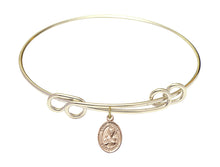 Load image into Gallery viewer, St. Andrew the Apostle Custom Bangle - Gold Filled
