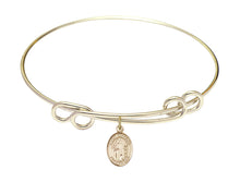 Load image into Gallery viewer, St. Brendan the Navigator Custom Bangle - Gold Filled
