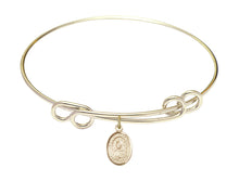 Load image into Gallery viewer, Our Lady of La Vang Custom Bangle - Gold Filled
