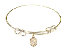 Load image into Gallery viewer, Madonna del Ghisallo Custom Bangle - Gold Filled
