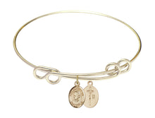 Load image into Gallery viewer, Pope Benedict XVI Custom Bangle - Gold Filled
