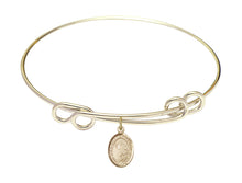 Load image into Gallery viewer, Footprints Custom Bangle - Gold Filled

