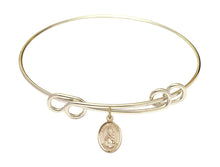 Load image into Gallery viewer, St. Matilda Custom Bangle - Gold Filled
