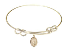 Load image into Gallery viewer, Blessed Pier Giorgio Frassati Custom Bangle - Gold Filled
