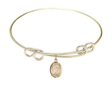 Load image into Gallery viewer, St. Athanasius Custom Bangle - Gold Filled
