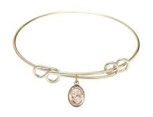 Load image into Gallery viewer, St. Nimatullah Custom Bangle - Gold Filled
