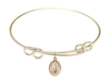 Load image into Gallery viewer, Our Lady of Tears Custom Bangle - Gold Filled
