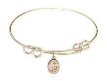 Load image into Gallery viewer, St. Paula Custom Bangle - Gold Filled
