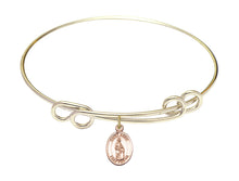 Load image into Gallery viewer, St. Anne Custom Bangle - Gold Filled
