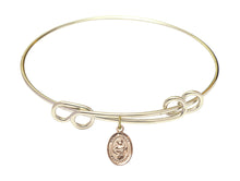 Load image into Gallery viewer, St. Dismas Custom Bangle - Gold Filled
