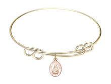 Load image into Gallery viewer, St. Jadwiga of Poland Custom Bangle - Gold Filled
