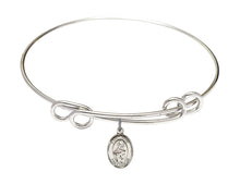 Load image into Gallery viewer, St. Jane of Valois Custom Bangle - Silver
