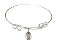Load image into Gallery viewer, St. George Custom Bangle - Silver
