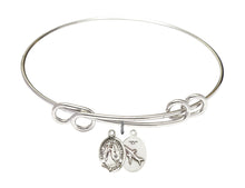 Load image into Gallery viewer, St. Joseph of Cupertino Custom Bangle - Silver

