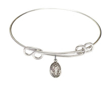 Load image into Gallery viewer, Our Lady of Lebanon Custom Bangle - Silver
