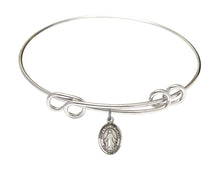 Load image into Gallery viewer, Our Lady of Peace Custom Bangle - Silver
