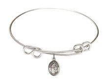 Load image into Gallery viewer, Blessed Caroline Gerhardinger Custom Bangle - Silver
