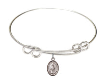 Load image into Gallery viewer, St. Simon the Apostle Custom Bangle - Silver
