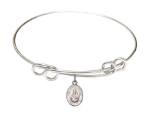 Load image into Gallery viewer, St. Jadwiga of Poland Custom Bangle - Silver
